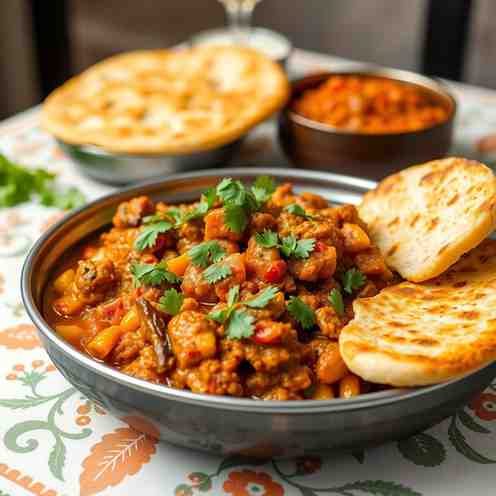 Easy Mumbai Pav Bhaji - Indian Vegetarian Dinner